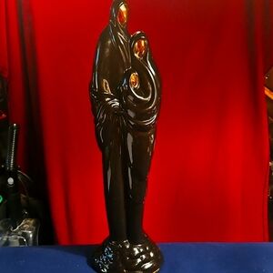 VERY RARE Royal Haeger 22" TALL Ceramic Sculpture of Man Woman and Child